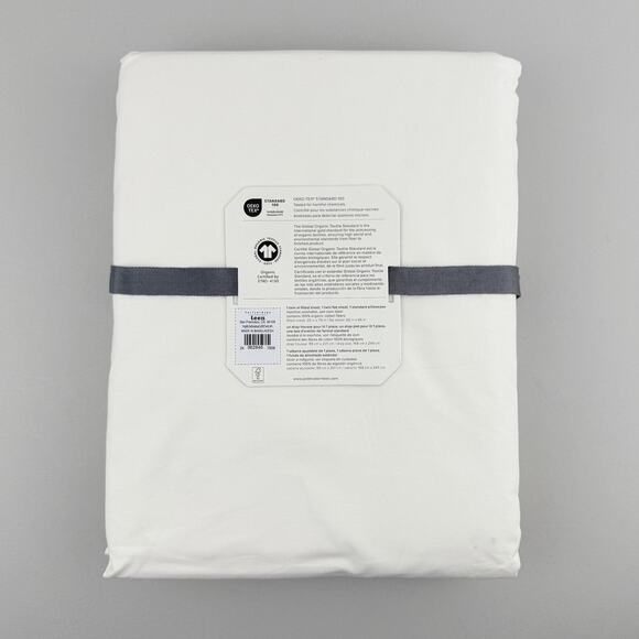 Monique Lhuillier x Pottery Barn Teen Delphine Scallop Sheet Set TWIN XL Organic - Picture 4 of 8